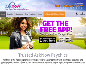 'asknow.com' screenshot
