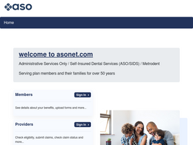 'asonet.com' screenshot