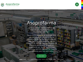 'asoprofarma.com' screenshot