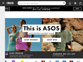 'asos.com' screenshot