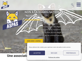 'aspas-nature.org' screenshot