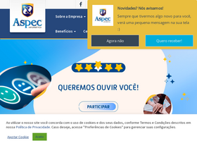 'aspec.com.br' screenshot