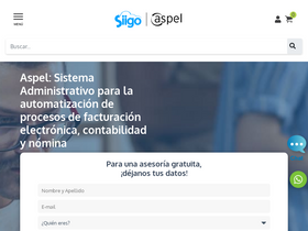 'aspel.com.mx' screenshot