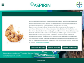'aspirin.de' screenshot