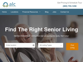'assistedlivingcenter.com' screenshot