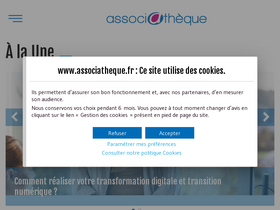 'associatheque.fr' screenshot