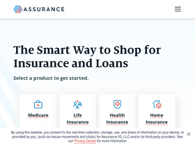'assurance.com' screenshot