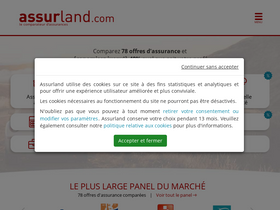 'assurland.com' screenshot