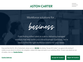 'astoncarter.com' screenshot