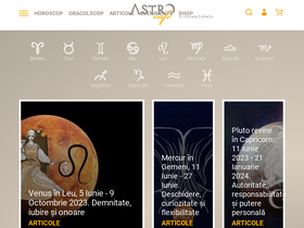 'astrocafe.ro' screenshot