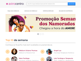 'astrocentro.com.br' screenshot