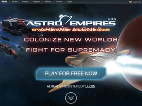 'astroempires.com' screenshot