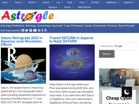 'astrogle.com' screenshot