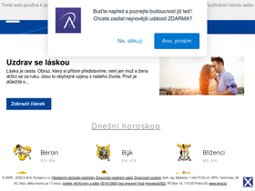 'astrohled.cz' screenshot