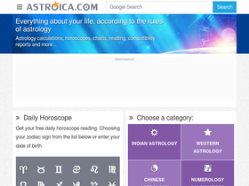 'astroica.com' screenshot