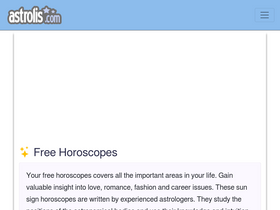 'astrolis.com' screenshot