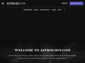 'astrology.com' screenshot