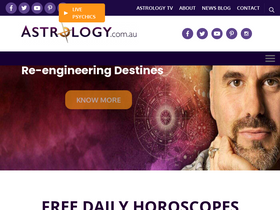 'astrology.com.au' screenshot