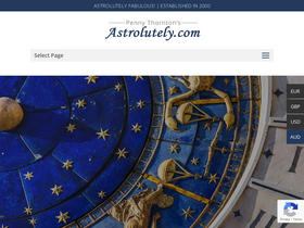 'astrolutely.com' screenshot