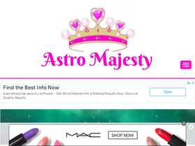'astromajesty.com' screenshot