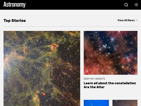 'astronomy.com' screenshot