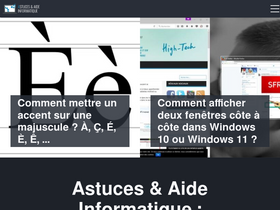 'astuces-aide-informatique.info' screenshot