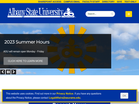 'asurams.edu' screenshot