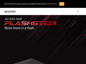 'asustor.com' screenshot