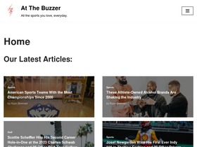 'at-the-buzzer.com' screenshot