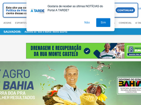 'atarde.com.br' screenshot