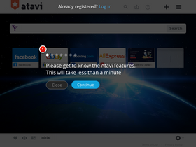 'atavi.com' screenshot