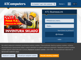 'atcomp.cz' screenshot