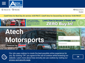 'atechmotorsports.com' screenshot