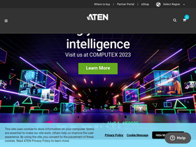 'aten.com' screenshot
