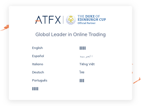 'atfx.com' screenshot