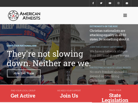 'atheists.org' screenshot