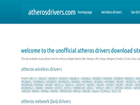 'atherosdrivers.com' screenshot