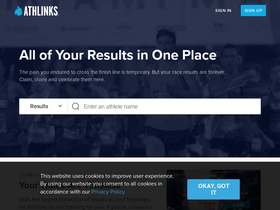 'athlinks.com' screenshot
