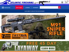 'atlanticfirearms.com' screenshot