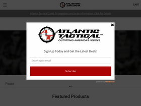 'atlantictactical.com' screenshot