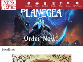 'atlas-games.com' screenshot