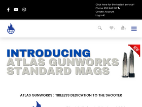 'atlasgunworks.com' screenshot