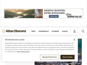 'atlasobscura.com' screenshot