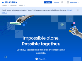 'atlassian.com' screenshot