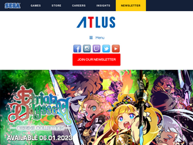 'atlus.com' screenshot