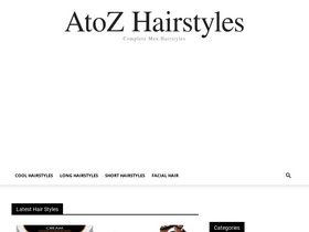 'atozhairstyles.com' screenshot