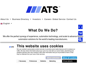 'atsautomation.com' screenshot