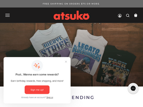 'atsuko.com' screenshot