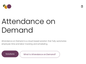 'attendanceondemand.com' screenshot