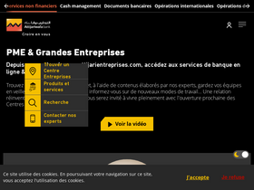 'attijarientreprises.com' screenshot